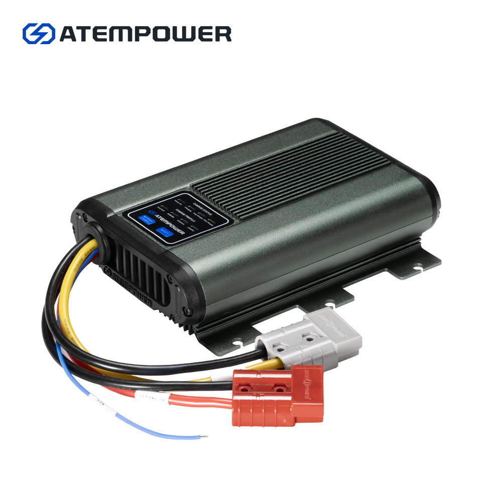 ATEM POWER 30A 12V Multi Stage Car DC TO DC Battery Charger for RV Truck Trailer Boat